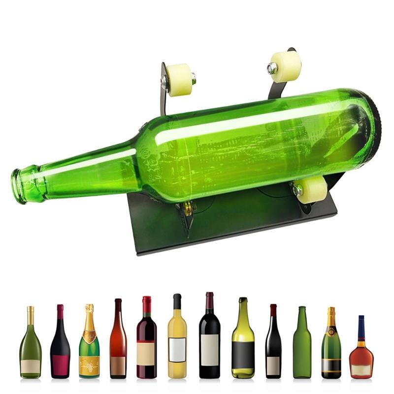 Glass Bottle Cutter, Upgraded Glass Cutter for Bottles & Glass Cutter Machine for Cutting Round Square Bottle
