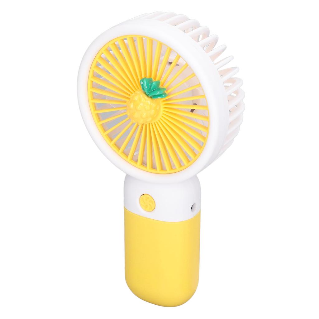 Mini Handheld Fan Cartoon Design Strong Wind USB Rechargeable Mini Portable Fan for Travel Office