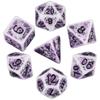 7pcs Dice Set D&D Spider Web Polyhedral DND Dice for DND TRPG Games
