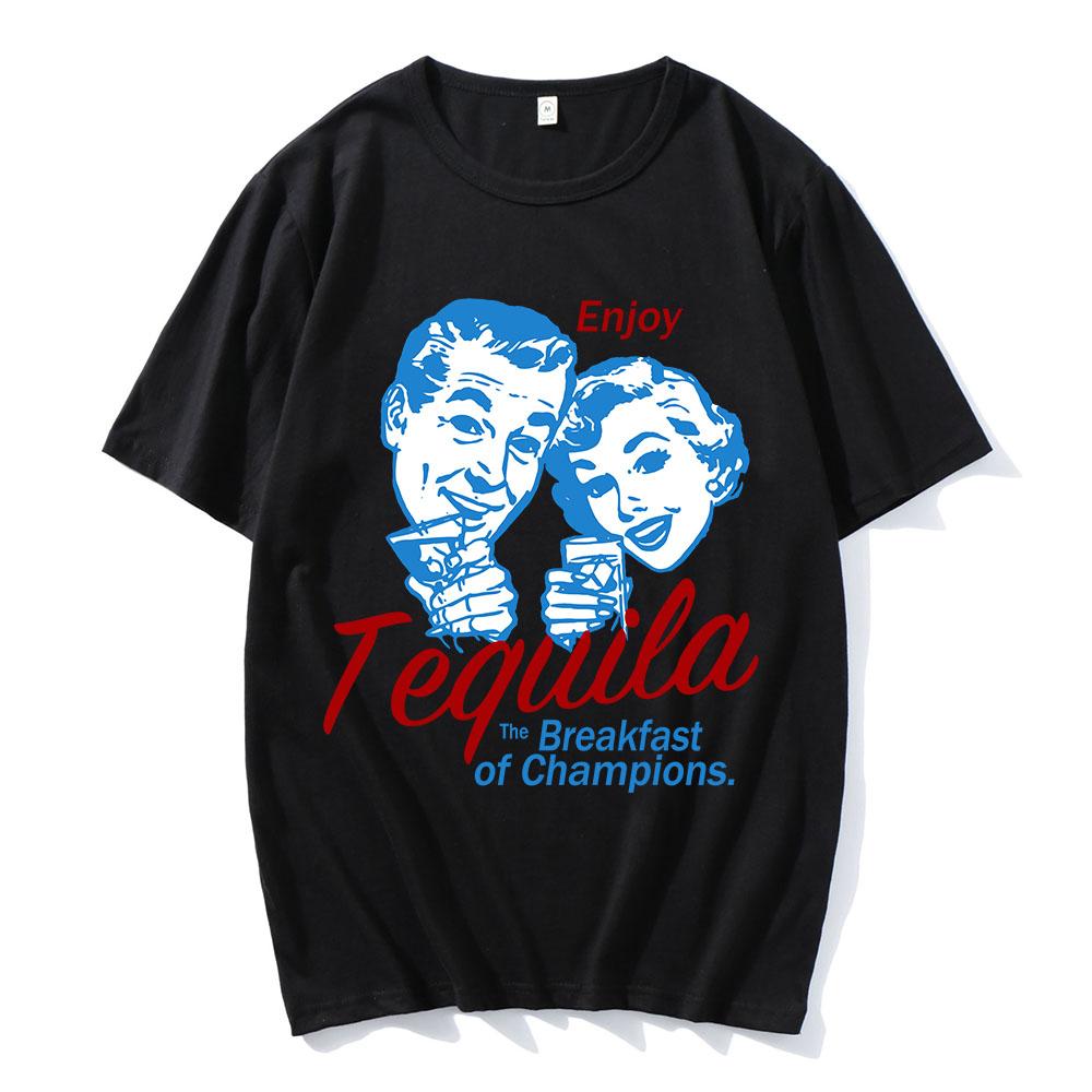 

Наслаждайтесь текилой ретро-графические футболки для мужчин/женщин, милые забавные футболки с алкоголем, винтажные модные футболки, хлопковая одежда унисекс 4XL