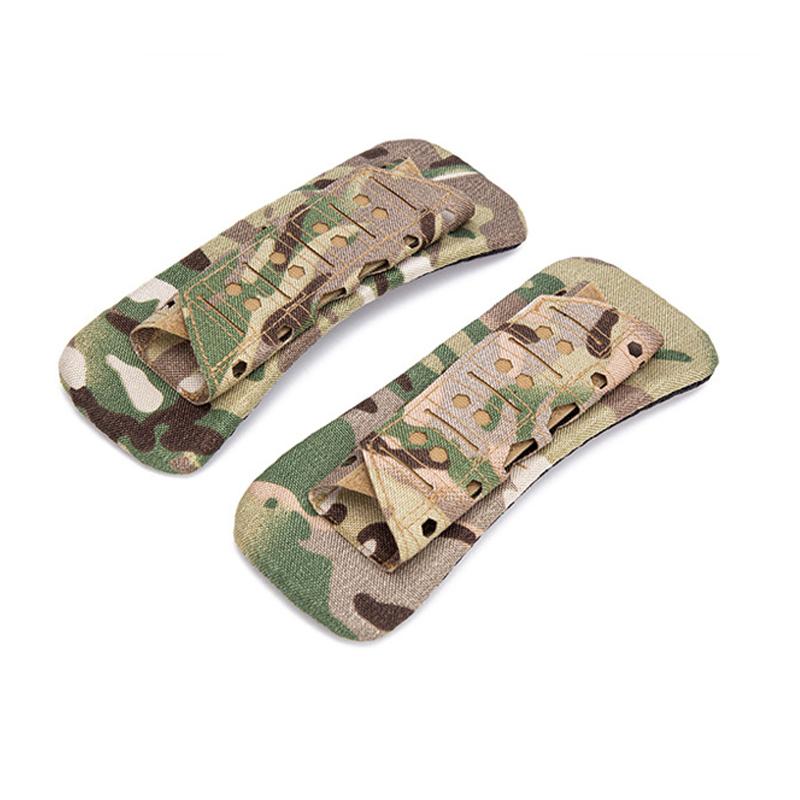 Outdoor tactical shoulder pad breathable Backpack vest cushioning pad laser cut shock-absorbing Non-Slip shoulder strap pad