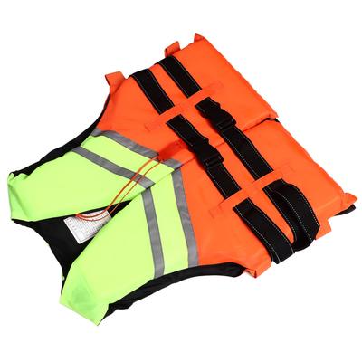 Záchranná vesta pro dospělé Záchranná vesta Outdoor Drifting Záchranná vesta s píšťalkou Orange Splicing Style