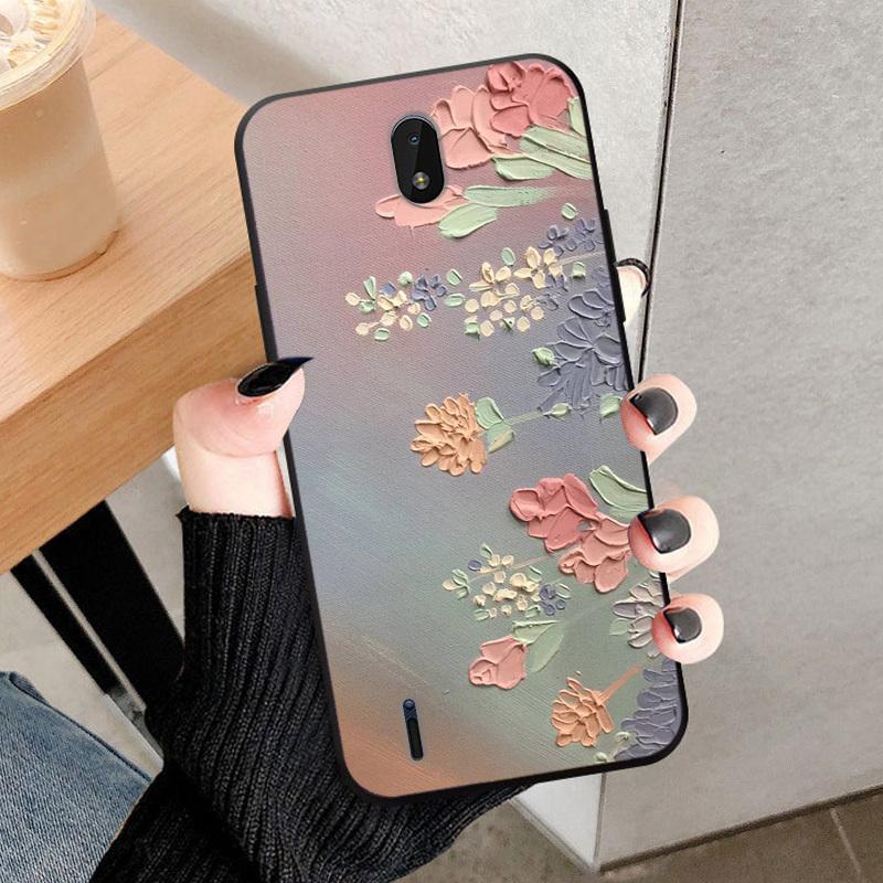 For Nokia C01 Plus Case Soft TPU Silicone Covers For Nokia C01 Plus Popular Animals Painted Phone Cases Back Cover Bumper