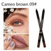 Long lasting Lipliner Pencil 15 Colors Make up Lip Cosmetic Matte Soft Lip Liner Stick As Eyeliner Pen For Women's Makeup Korean