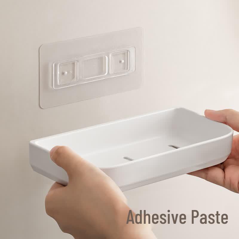 Lan Jiaoluo Punch-Free Wall-Mounted Bathroom Storage Shelf