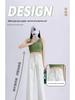 High-Waist Light Wash Wide-Leg Jeans with Frayed Edges (Summer 2025 Collection)