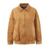 Europäischer und amerikanischer Stil, neue Damenbekleidung, Retro braune Wildlederjacke Jacke, Wildledershorts