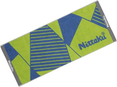Nittaku Table Tennis Polygon Mid Light Towel, Towel, Green, NL-9289
