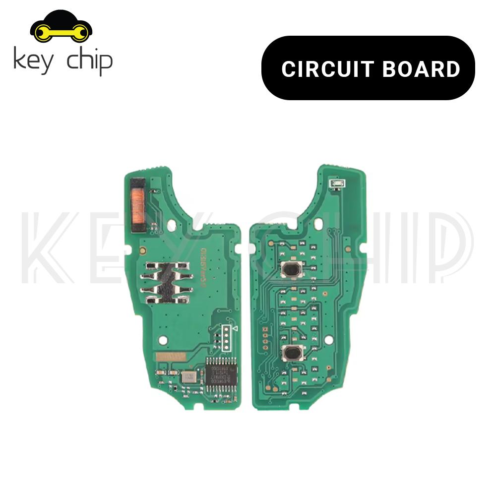 For Renault Dacia Logan 2 II 2018 2019 2020 FSK Car Key Fob Control 2Button 433MHz PCF7961M 4A Chip Flip Remote Key