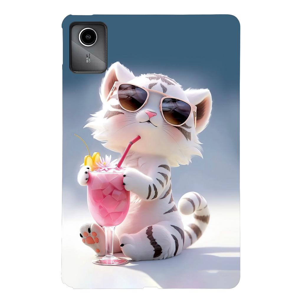 For Lenovo Tab M11 TB-330FC/Xiaoxin Pad 11 2024 TB-331FC Case Pattern Printing Slim Soft TPU Tablet Cover