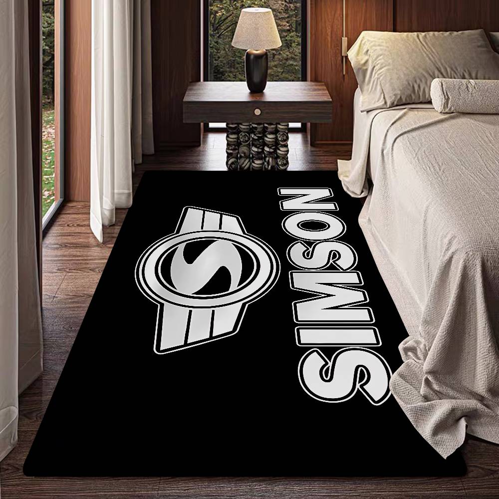 S-SimsonS LOGO Bath Mat Kids Room Bedroom Decoration Balcony Anti-Slip Doormat Living Room Alfombra