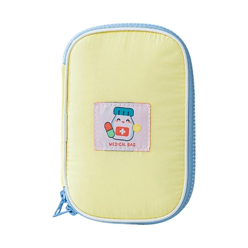 Large Capacity Waterproof Medicine Portable Durable Nylon First Aid Storage Bag For Travel Camping Home Emergency Use