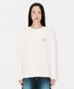 Women'S Gats Kenzo Bokeh Heart Embroidery Long Sleeve T-Shirt_K265Awt704Ivx