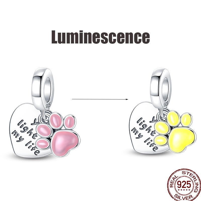 Luminous Firefly Star Moon Cherry Catcopper Pendant Beads 3Mm Diy For Women Exquisite Jewelry Making Gift