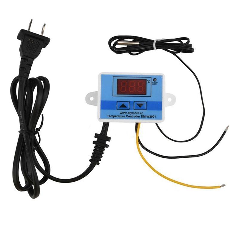 A84E-110-220V/1500W XH-W3002 Controller Computerized Digital Temperature Control Switch Intelligent Controller With US Plug