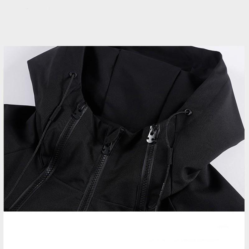 Muži jaro a podzim nový horský outdoorový design Sense párové šaty s kapucí větruodolné voděodolné kempingová venkovní volná bunda