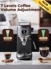 Coffee Machine MK-601F Four In One, Cappuccino Coffee Machine Dolce Gusto Nes Capsule Espresso Machine ESE Pod Grinding Gift for Lover, Dad, Mom