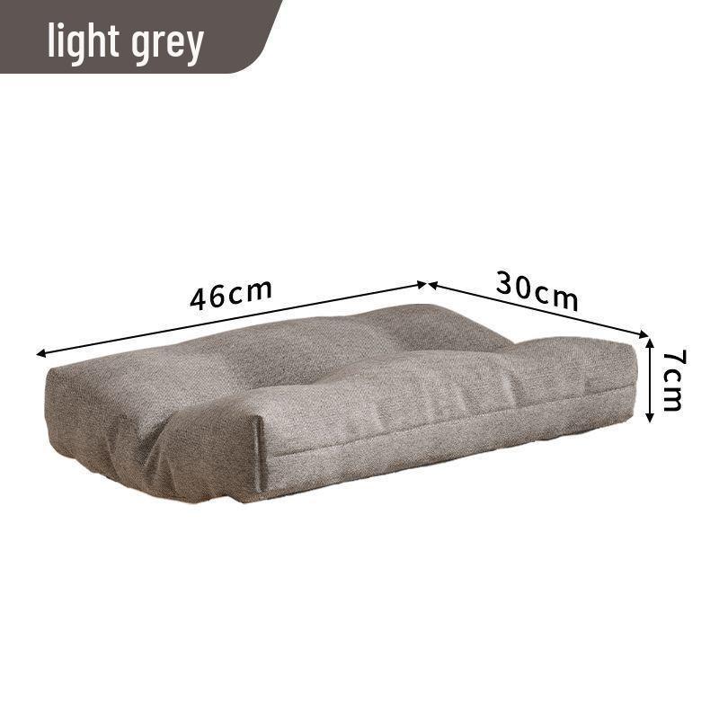 Sammenleggbar oppbevaringskrakk i massivt tre for sko og fotstøtte