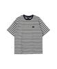 URBANAGE [2Pack] Multi-Stripe Oversized Short Sleeve_2Color