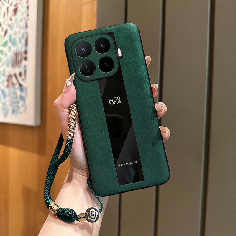 For Xiaomi 17T/17T Pro Case Premium Yangba Leather Auspicious Cloud Braided Bracelet Shockproof Cover For Xiaomi 17 T/17 T Pro