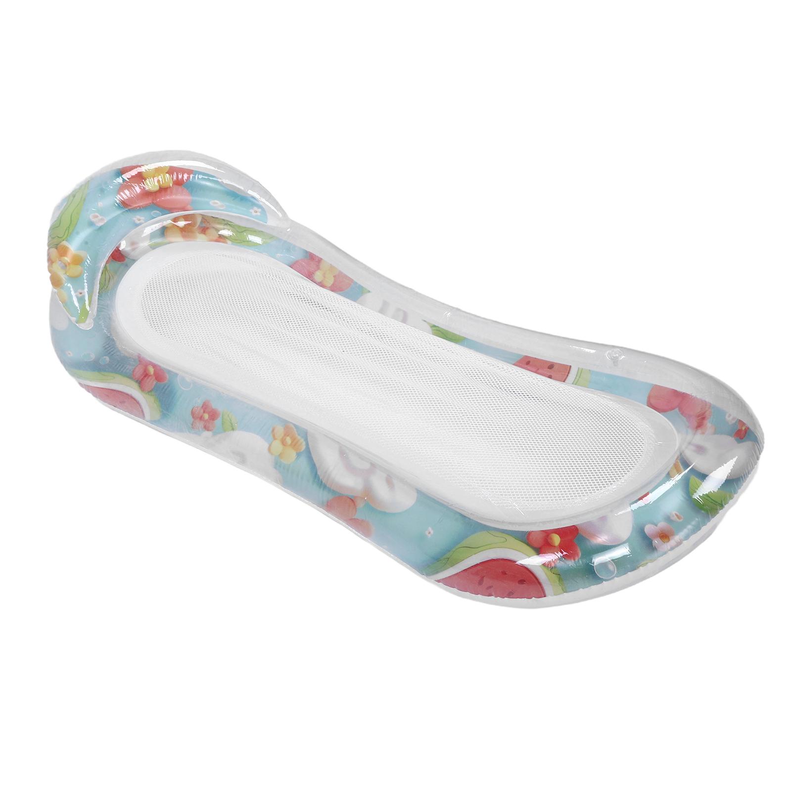 

Надувной плот-матрас для бассейна с подголовником, складная конструкция из ПВХ-сетки, плавучий шезлонг для летнего бассейна, пляжа