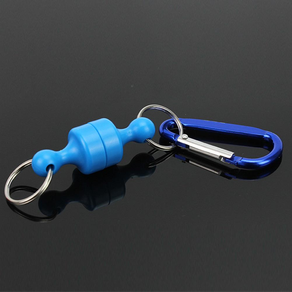 Aluminiumlegierung Magnetischer Verschluss Multifunktionaler Karabiner Outdoor Sport Angeln Schnalle Stark Magnetisch 12cm 28g Magnetischer Clip