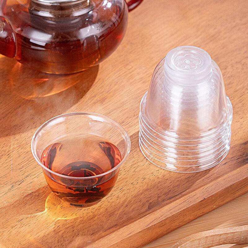Younuo Disposable Hard Plastic Tea Cups