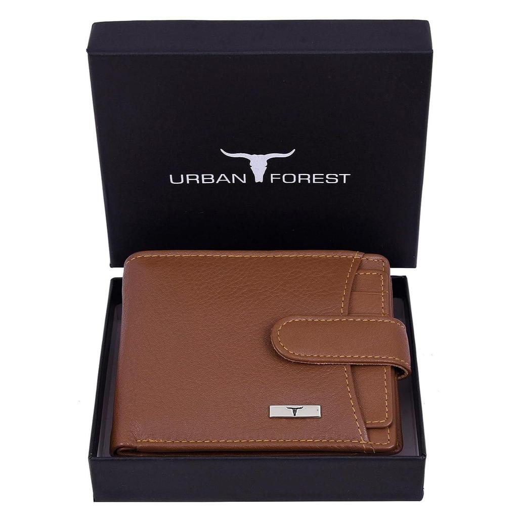 URBAN FOREST Oswald Redwood Leather Wallet for Men