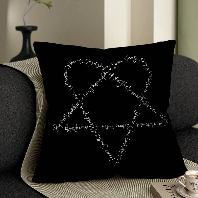 Rock Band H-Him Pillow Cover For Bedroom Room And Living Room Sofa Decorative Cushion Cover