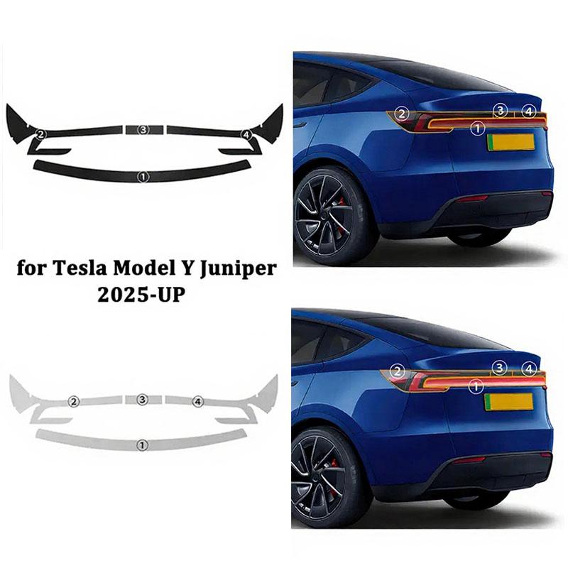 Headlight Protective Film for Tesla Model Y Juniper Model Y 2025 2026 TPU Car Tail Light Film Paint Protection Accessories