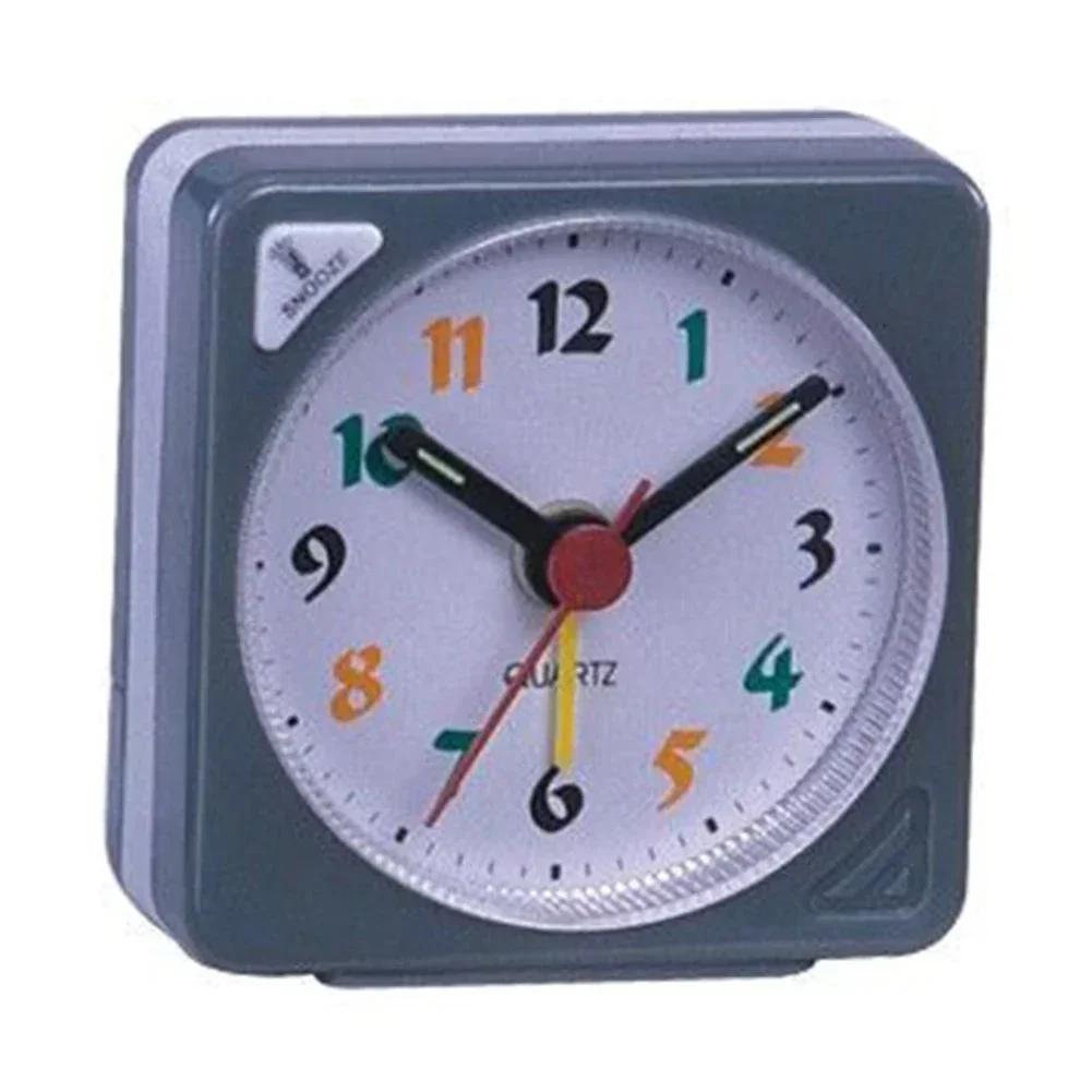 

Alarm Clock Clock Travel Alarm Clock Yellow Plastic Shelf Silent Alarm Clock 5.7*2.9*5.6CM Bedrooms Desk For Tabletop CHINA сірий колір