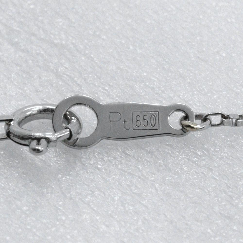 Necklace Pt850Platinum/diamond/Pt900Platinum 3.0g Women Used