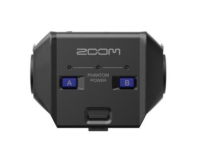 ZOOM Erweiterungseinheit für H6essential Ausgestattet mit zwei Telefoneingängen, die Float unterstützen, und einem Stereo-Mini-Eingang EXH-6e XLR/TRS 32-Bit Mic/Line