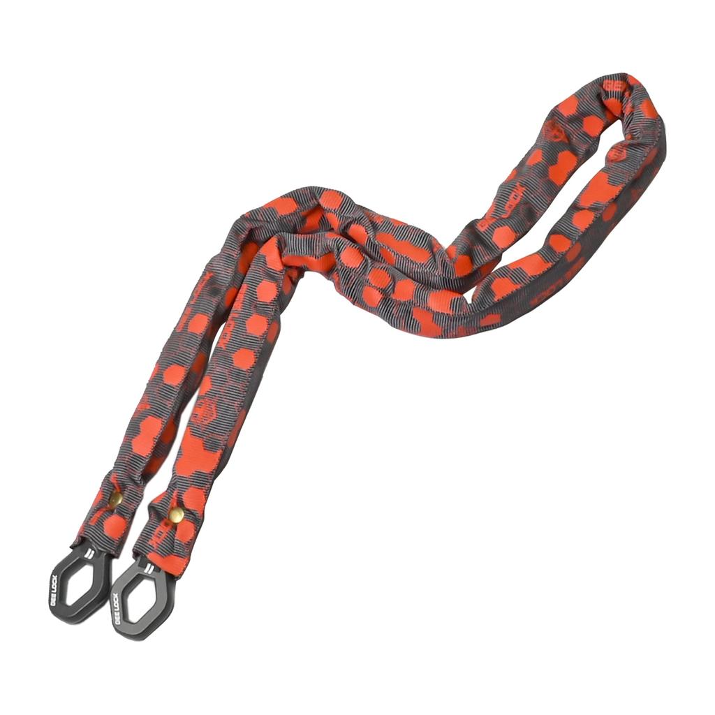 LEAD Bee Lock Motorcycle Lock with Double Loop 1200mm Chain, (6mm Diameter), LC-401A