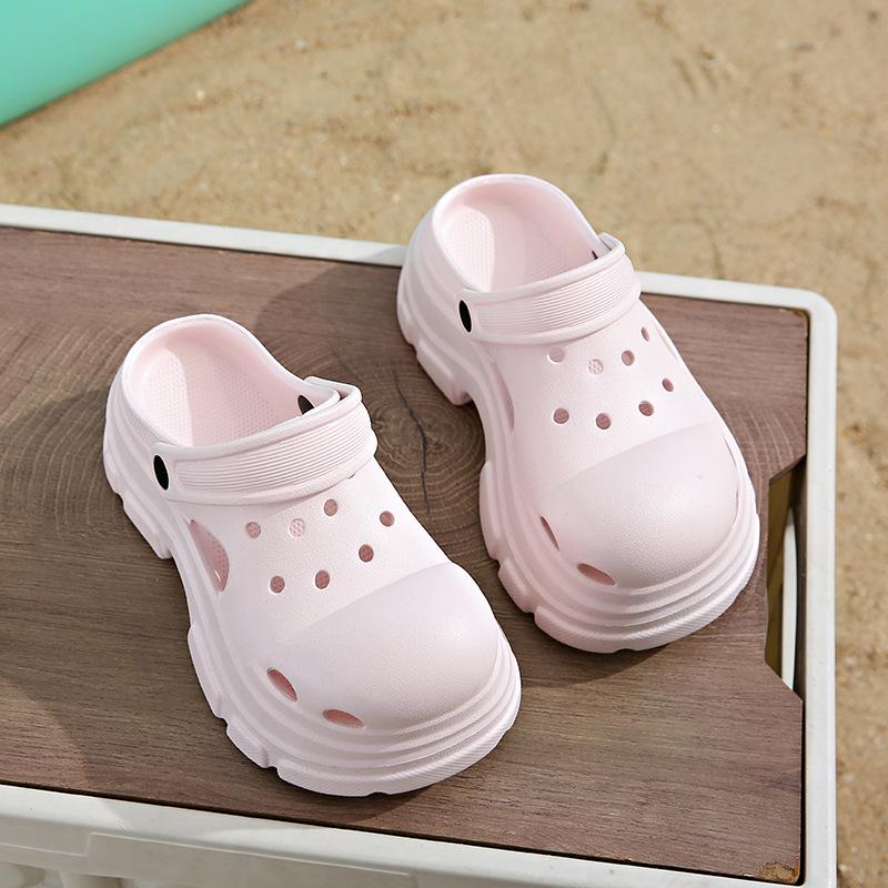 Men s 2025 Summer Outdoor Height-Boosting Non-Slip Waterproof Breathable Sandals & Soft Sole Casual Slippers. 38-39