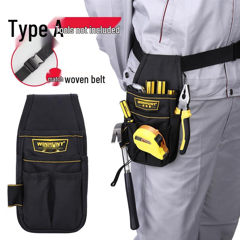 Langlebiger Elektriker Werkzeuggürtel: Multifunktionale Canvas-Hüfttasche für tragbare Aufbewahrung