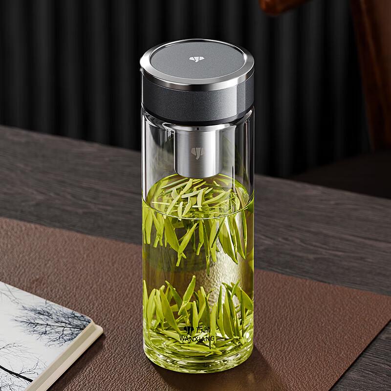 WANXIANG Single-Layer Borosilicate Glass Tea Cup
