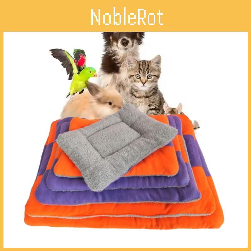 Striped Pet Pattern Bed Cushion Mat Pad Dog Cat Supplies Comfortable Gift Soft