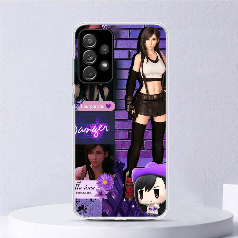 Final Fantasy Game Soft Case For Samsung Galaxy A15 A14 A13 A12 A55 A54 A53 A52 Phone Cover A35 A32 A33 A25 A23 A22 A05S A04S Ga