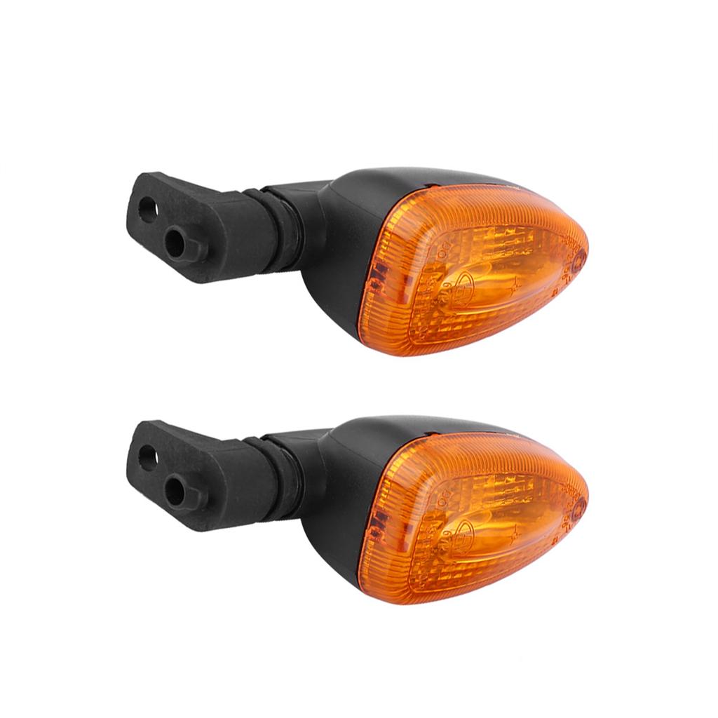 Pair of Motorcycle Refit Turn Signal Lights Direction Indicator Lamp for BMW F800 Yellow