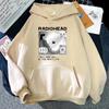 Radiohead RadioIndie Fan 2D Print Men's Cotton Hoodie Casual Oversized Pullover Popular Streetwear Fashion Trend Unisex Clothing