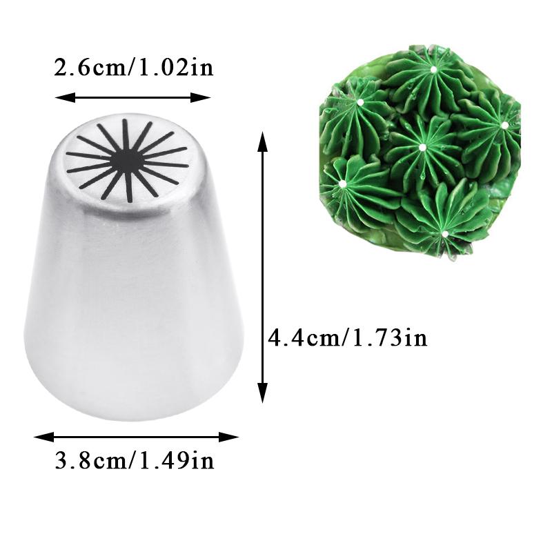 10 Styles Russian Tulip Icing Piping Nozzles Stainless Steel Flower Cream Pastry Tip Kitchen Cupcake Cake Decorating Tools