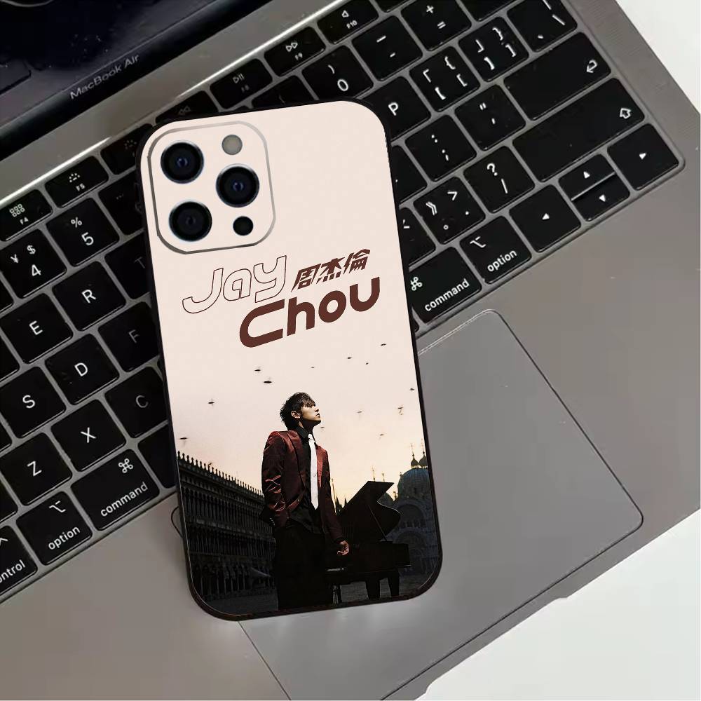 Singer Jay Chou Phone Case For iPhone 17,16,15,14,13,12,11 Plus,Pro Max,XS,Soft Silicone Black Cover