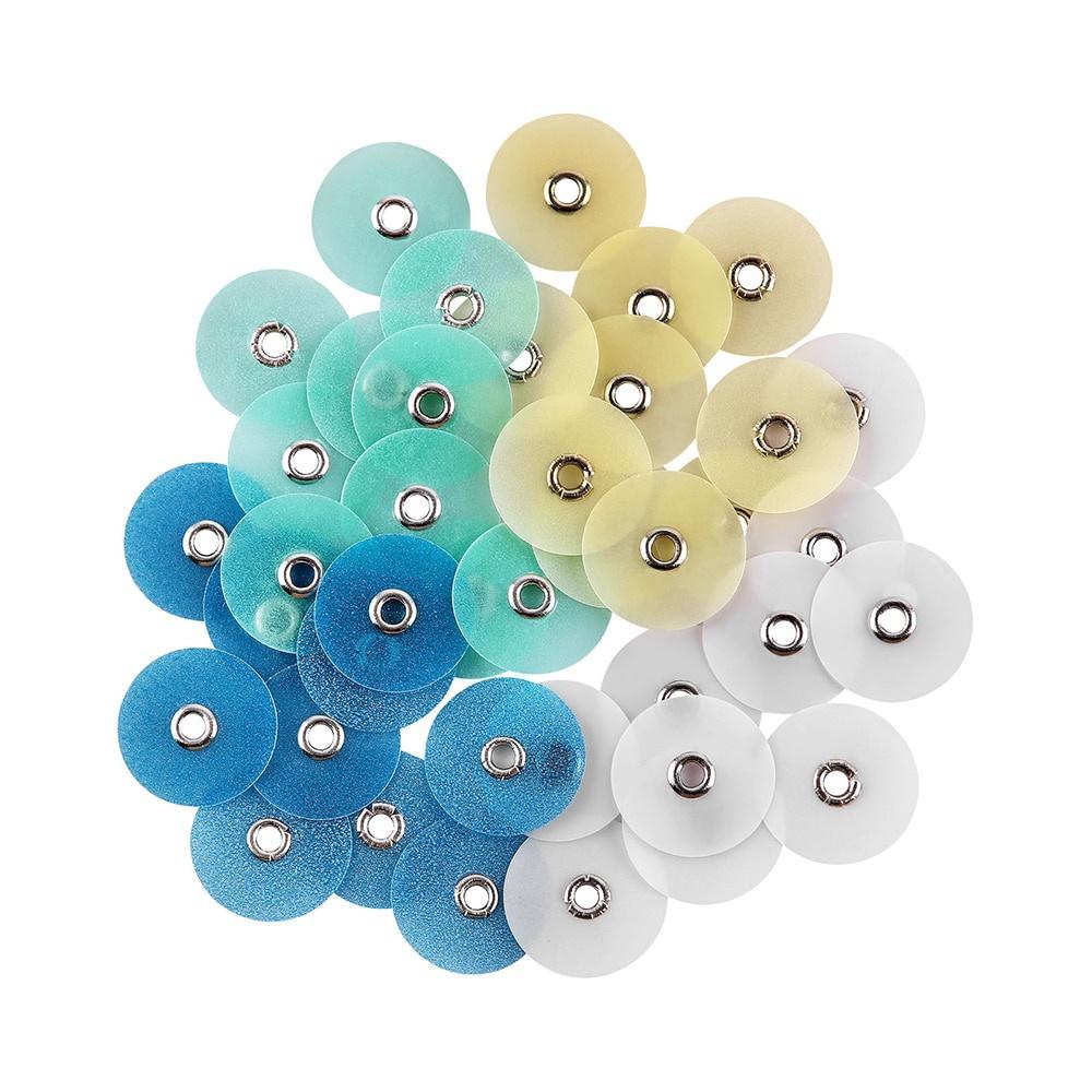 Dental Polishing Discs Gross Reduction Contouring Mandrel Stripes Set Dental Materials Teeth Whitening