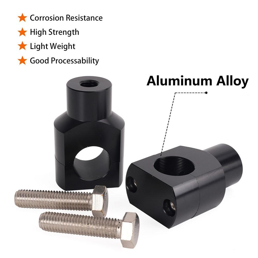 Motorcycle Handlebar Height Increasing Clamp 25mm 1 Inch For Enhanced Stability And Handling Fits Standard 25mm Bars