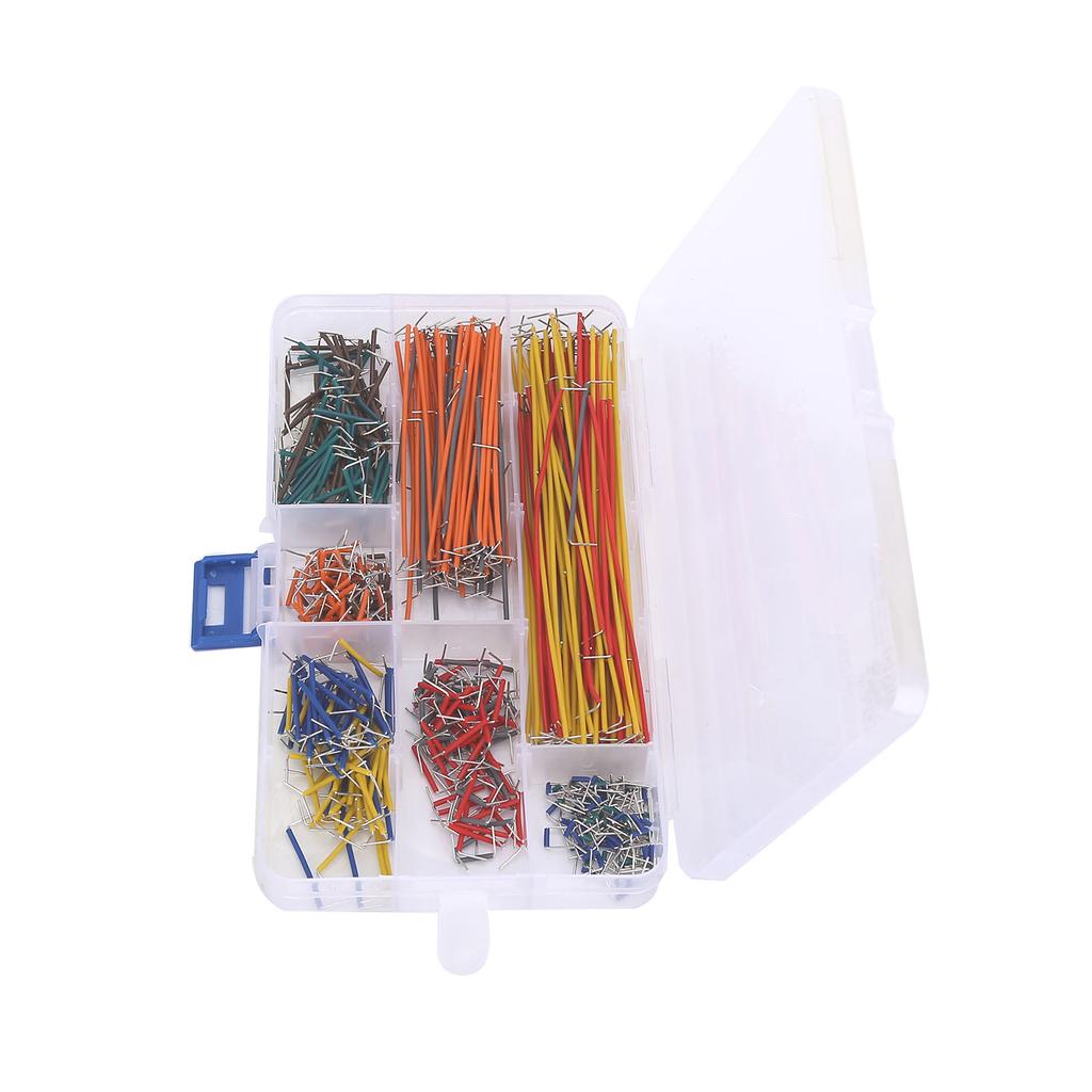 560Pcs Jumper Draht U-Form Farbe Breadboard Linien Platine Pin Expansion Zubehör
