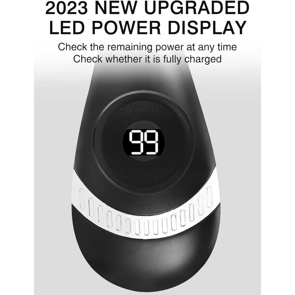 Portable Neck Fan for Summer Comfort, Rechargeable Wearable Personal Fan with Low Noise Design Comfortable Fit, Hands Free Bladeless Fan with USB Char