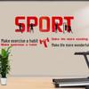 BaoFu 3D Acrylic Gym Motivational Wall Decals