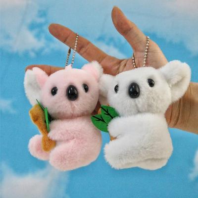 1ks Kreativní plyšová hračka Koala klíčenka Roztomilá kreslená plyšová koala Zábavná klíčenka Dívčí dámská dekorace na batoh