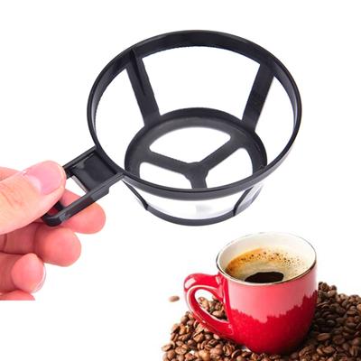 Reusable Coffee Filter With Handmade Mesh Basket Cup Style Coffee Machine Strainer Refillable Funnel Kitchen Accessories